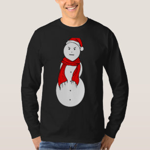 Jeezy Snowman Mad Snowman Christmas T-Shirt