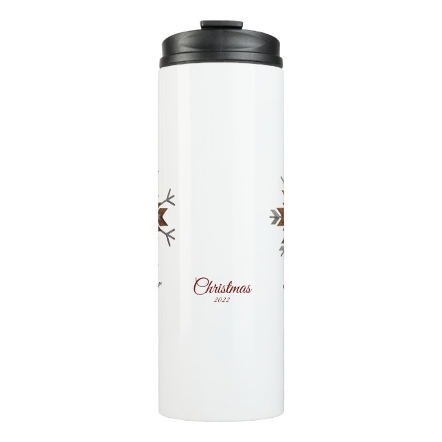 Jeff and Deedee travel nug Thermal Tumbler (Front)