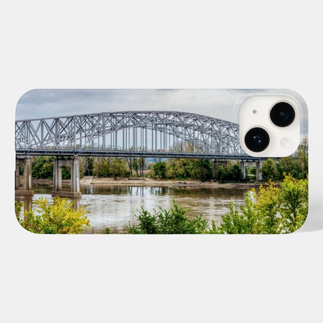 Jeff City Bridge Case-Mate iPhone Case (Back (Horizontal))