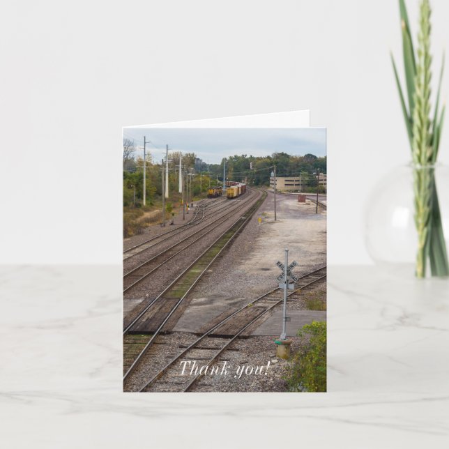 Jeff City Railroad Tracks Thank You (Front)