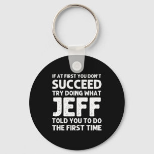 Jeff Gift Name D Birthday Funny Christm  Key Ring