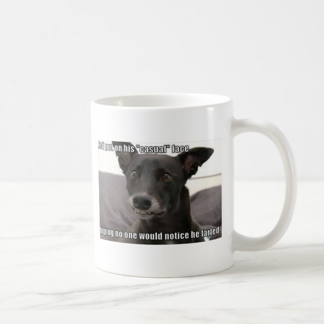 Jeff Put On His Casual Face Coffee Mug (Right)