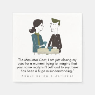 JEFFCOAT COLLECTION - Cocktail Napkin First Date