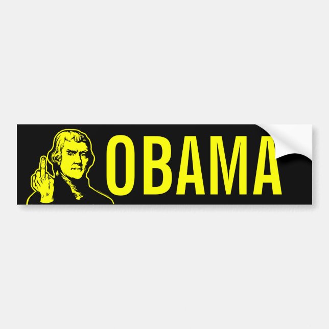 Jefferson Finger Bumper Sticker (Front)