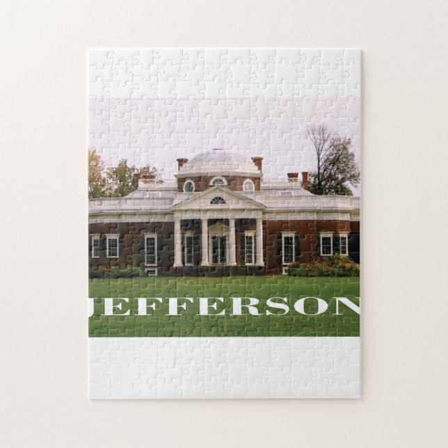 Jefferson home jigsaw puzzle (Vertical)