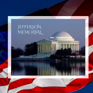 Jefferson Memorial Celebrate 250 years Postcard
