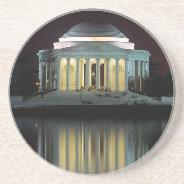 Jefferson Memorial Coaster (Front)