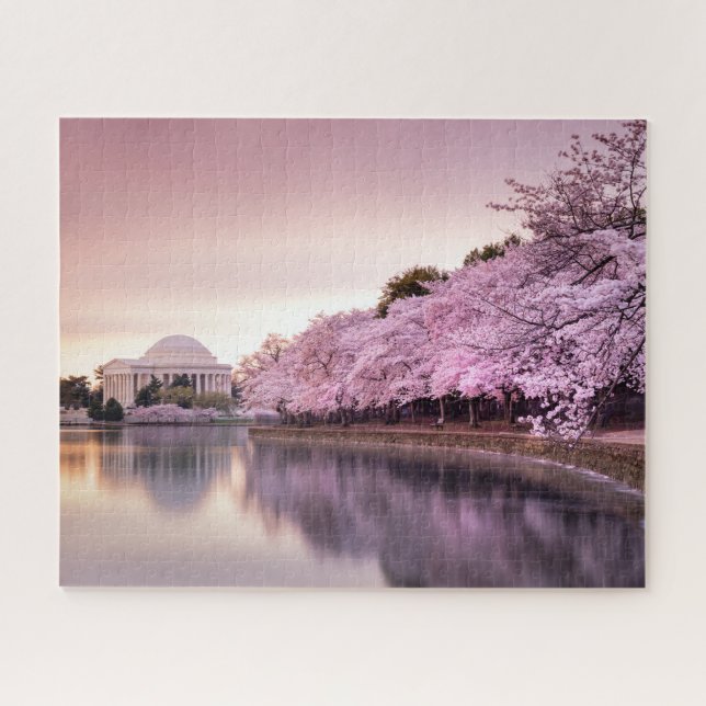 Jefferson Memorial in Spring Jigsaw Puzzle (Horizontal)