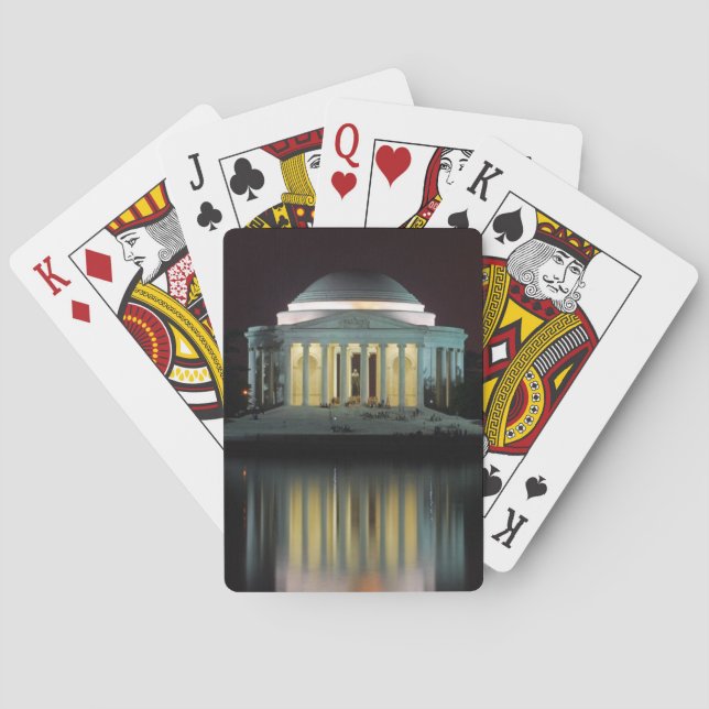 Jefferson Memorial Playing Cards (Back)