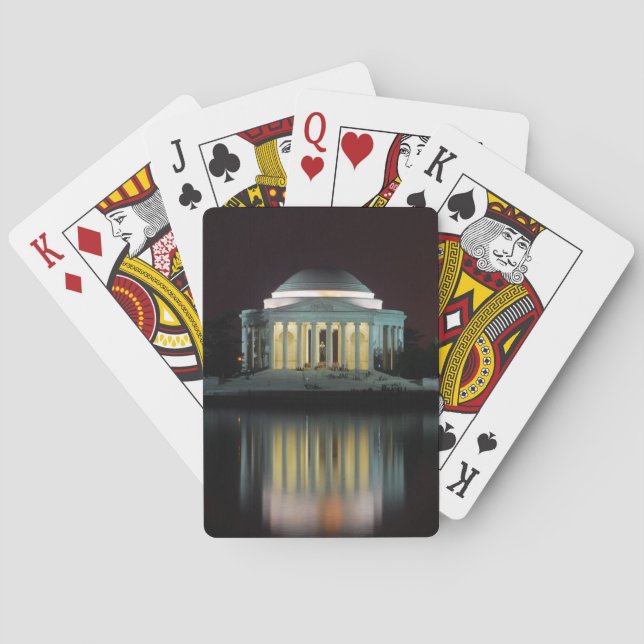 Jefferson Memorial Playing Cards (Back)