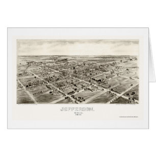 Jefferson, OH Panoramic Map - 1901