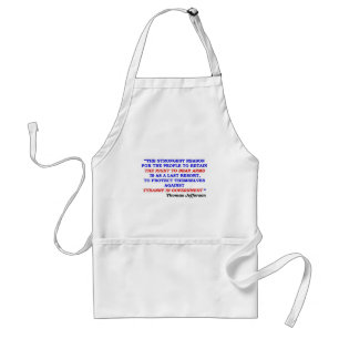 jefferson quote standard apron