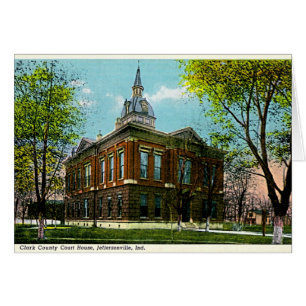 Jeffersonville, Indiana Clark Co Courthouse 1910