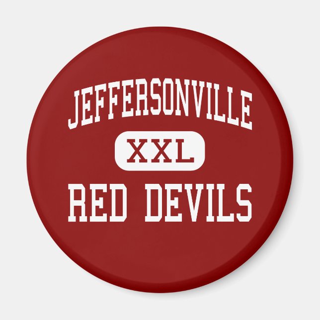 Jeffersonville - Red Devils - Jeffersonville Magnet (Front)