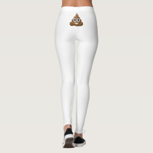 Jeggings with poop emoji leggings