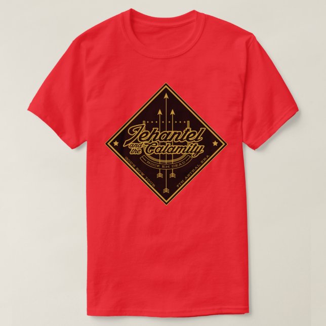 Jehantel and the Calamity FFXIV T-Shirt (Design Front)