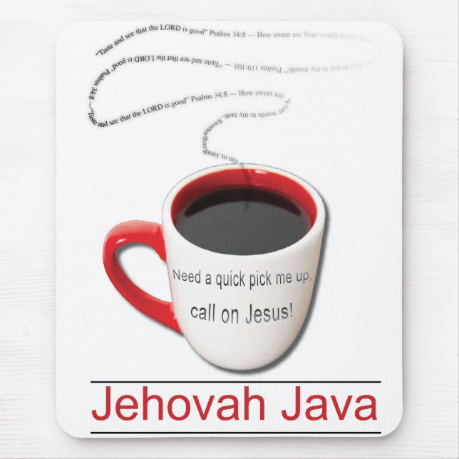 Jehovah Java Mouse Pad (Front)