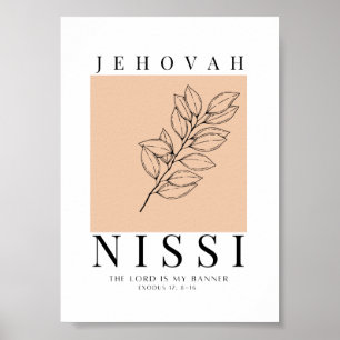 Jehovah Nissi Printable Poster