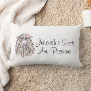 “Jehovah’s Sheep Are Precious”  Lumbar Cushion