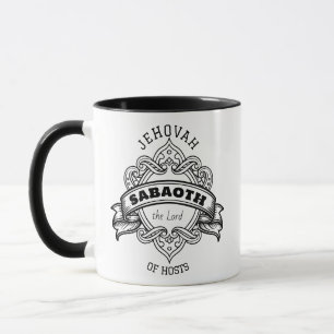 Jehovah Sabaoth Ornate Mug