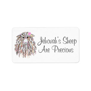 Jehovah's Sheep Are Precious Label