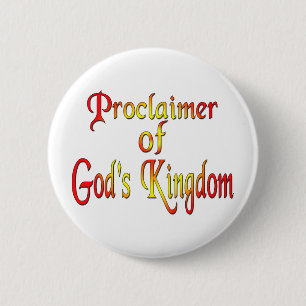 Jehovah's Witness 6 Cm Round Badge