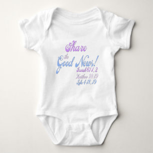 Jehovah's Witness Good News Baby Bodysuit