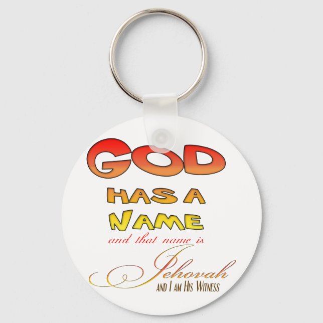 Jehovah's Witness Key Ring (Front)
