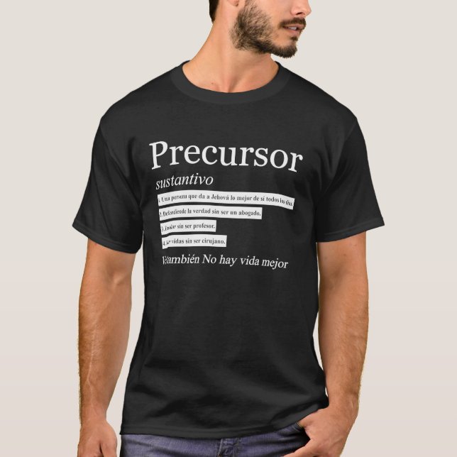Jehovah's Witness Pioneer Definition Best Life Eve T-Shirt (Front)