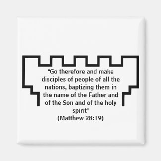 Jehovah's Witness Watchtower Matthew 28:19  Magnet