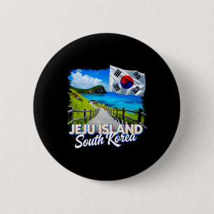 Jeju Island South Korea Country Travel Vacation Ko 6 Cm Round Badge