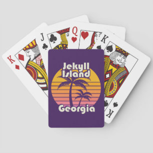 Jekyll Island Beach Georgia Playing Cards