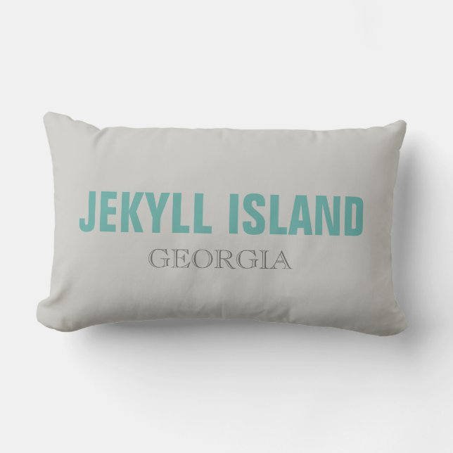 Jekyll Island Ga Beach Throw Pillow (Front)