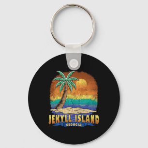 Jekyll Island Georgia Vintage Distressed Souvenir  Key Ring