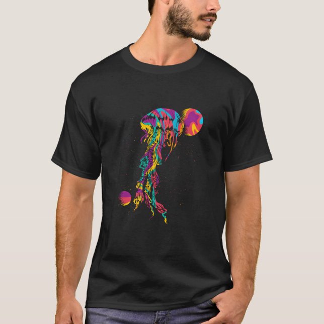 Jelllyfish Sea Creature Underwater Sea Jellies T-Shirt (Front)