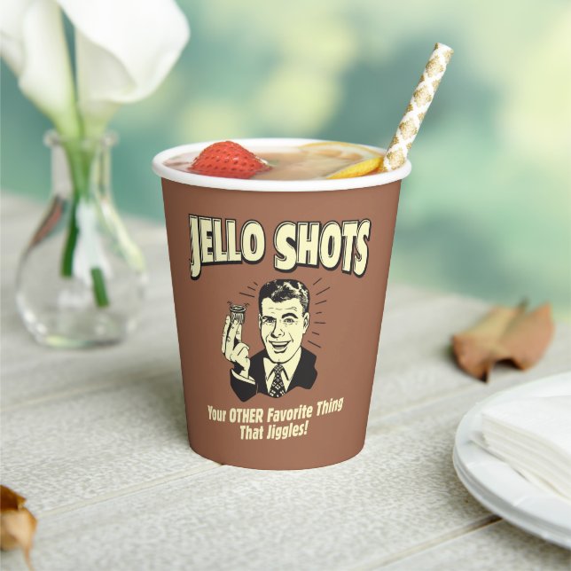 Jello Shots: Other Favourite Thing Paper Cups (Insitu)