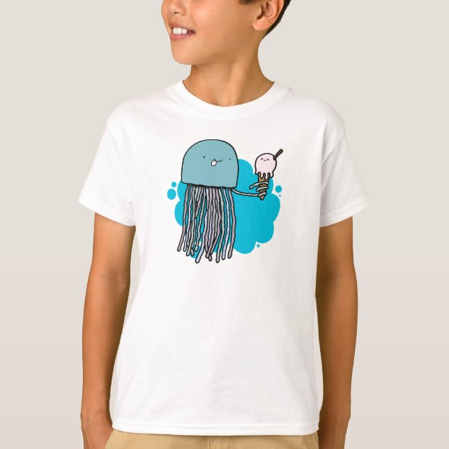 Jelly and Ice cream kids shirt (light) (Front)