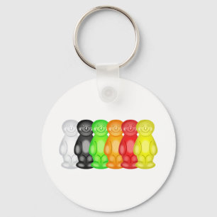 Jelly Baby Gang Key Ring