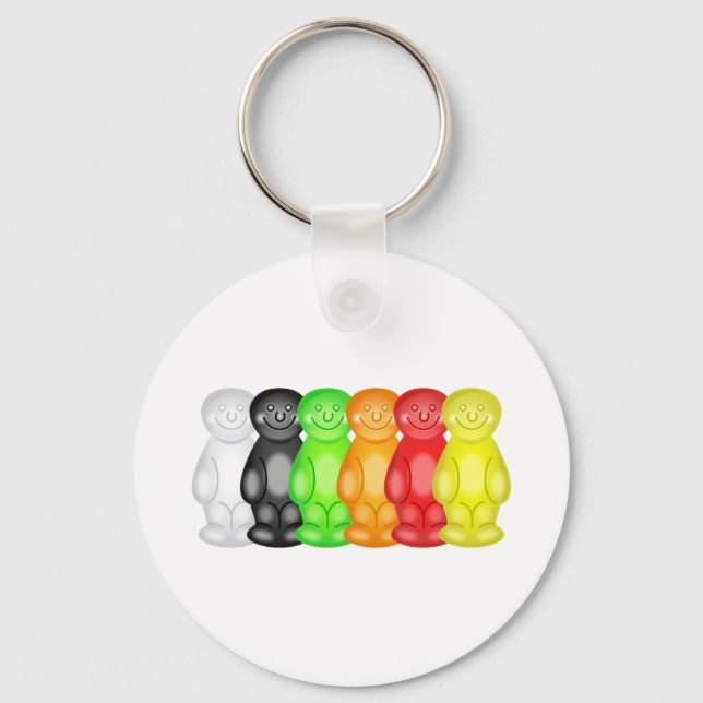 Jelly Baby Gang Key Ring (Front)