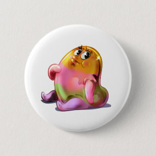 Jelly Bean 6 Cm Round Badge