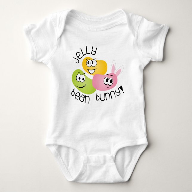 Jelly Bean Bunny Baby Bodysuit (Front)