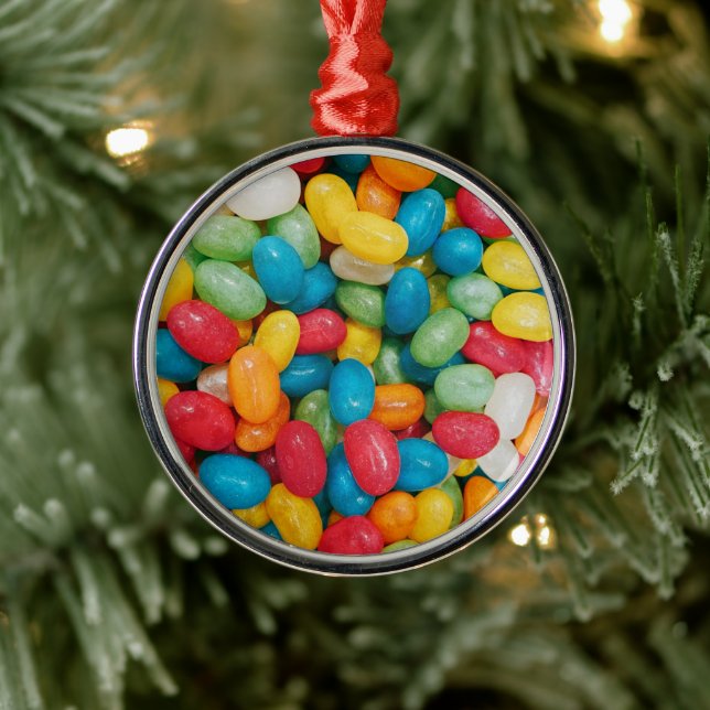 Jelly Bean Candies Colourful Metal Tree Decoration (Tree)