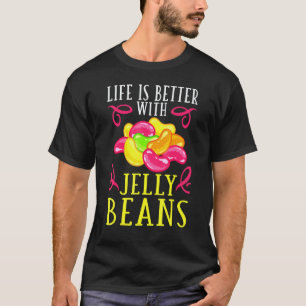 Jelly Bean Candy Beans Vegan Flavours 3 T-Shirt