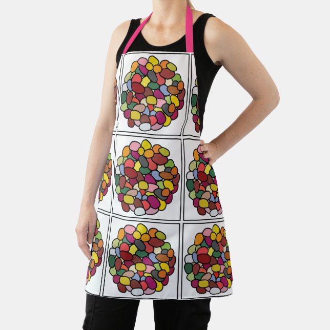 Jelly Bean Colourful Jelly Bean  Apron (Insitu)
