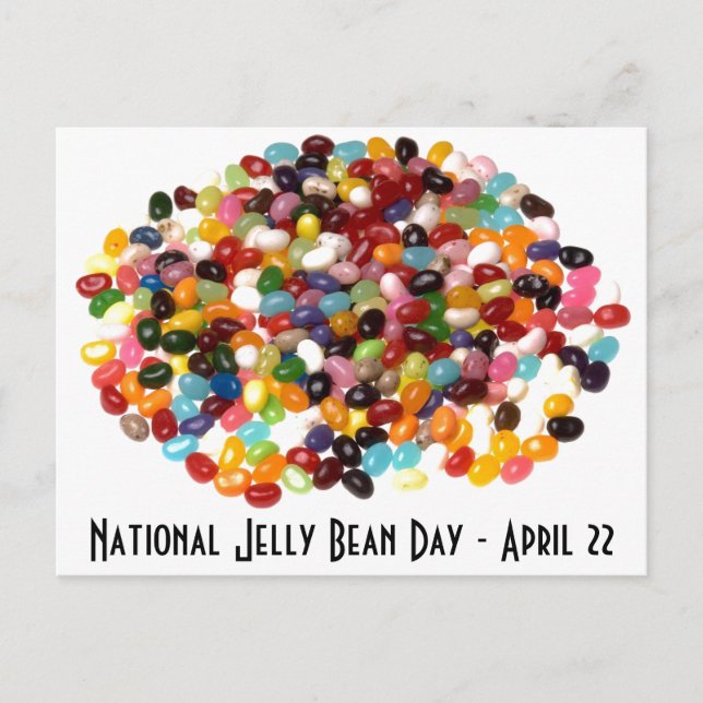 Jelly Bean Day Postcard (Front)