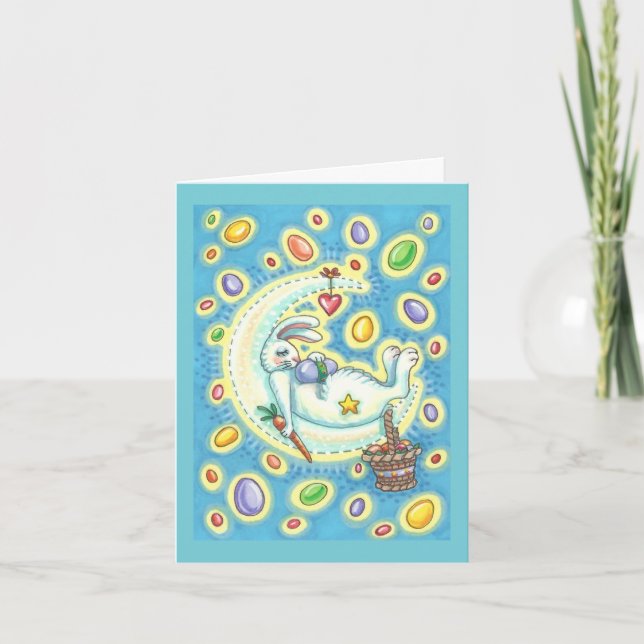 JELLY BEAN DREAMS EASTER BUNNY NOTE CARD Verse (Front)