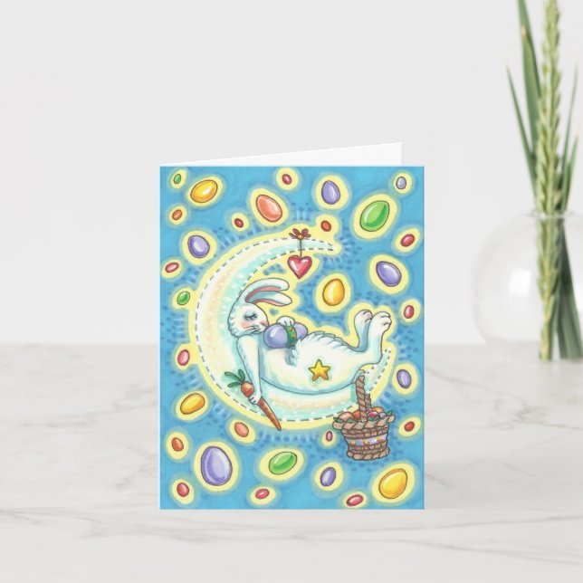 JELLY BEAN DREAMS EASTER BUNNY NOTE CARD Verse (Front)
