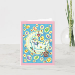 JELLY BEAN DREAMS EASTER BUNNY NOTE CARD Verse
