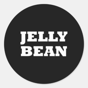 Jelly Bean Halloween Easy Costume Cute Fun Party  Classic Round Sticker