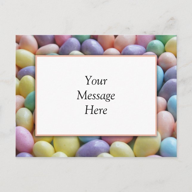 Jelly Bean Invitation Template Postcard (Front)